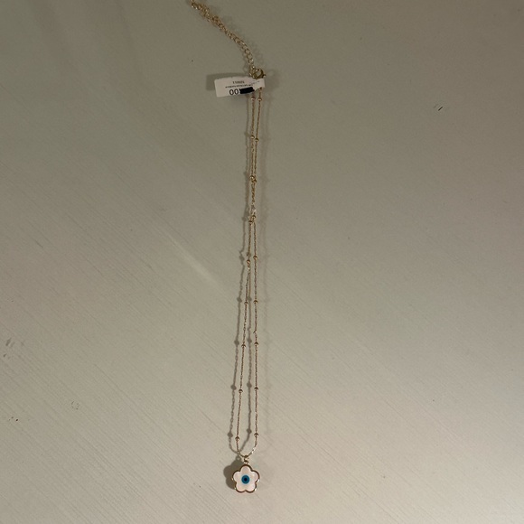 Evil Eye Clover Necklace - Picture 2 of 3